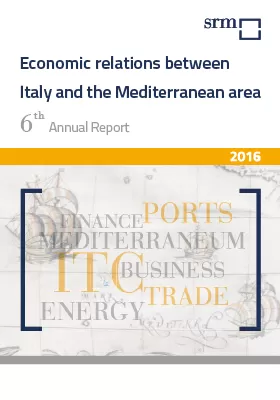 Annual Report 2016 | Economic Relations between Italy and the Mediterranean Area